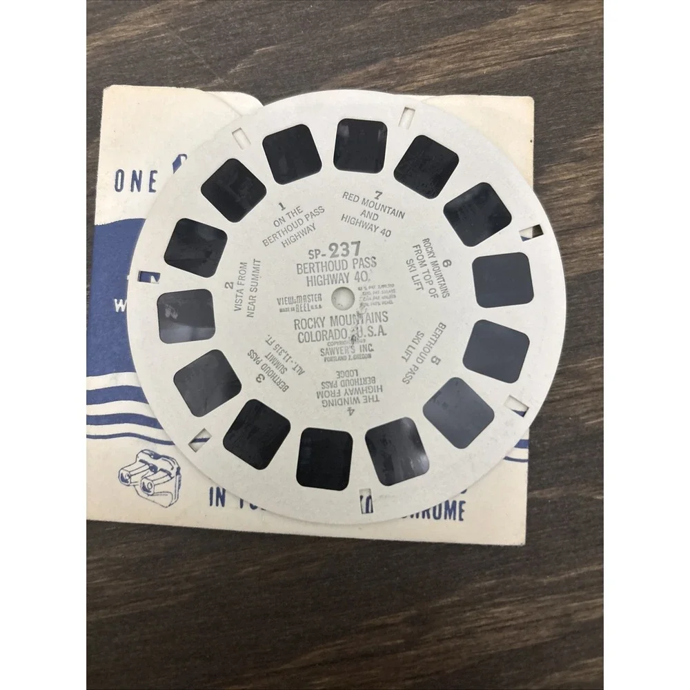 Lot Of 11 Vintage Sawyer's View Master Reels, 7 More Wonders Of The World